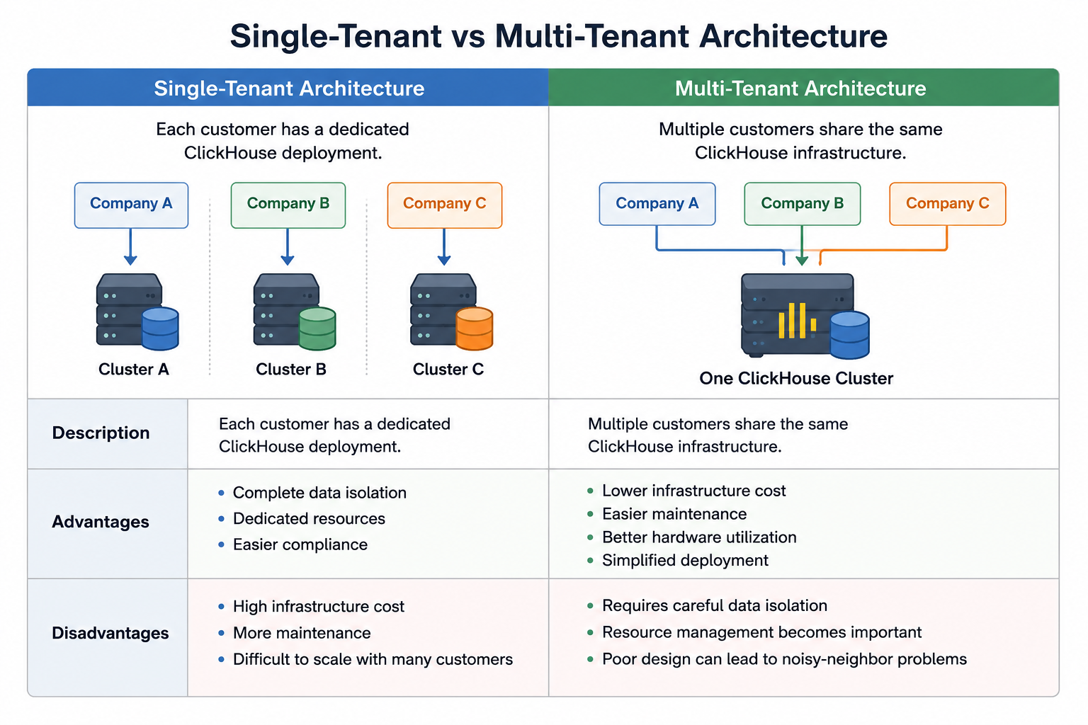 Single-Tenant vs Multi-Tenant Architecture