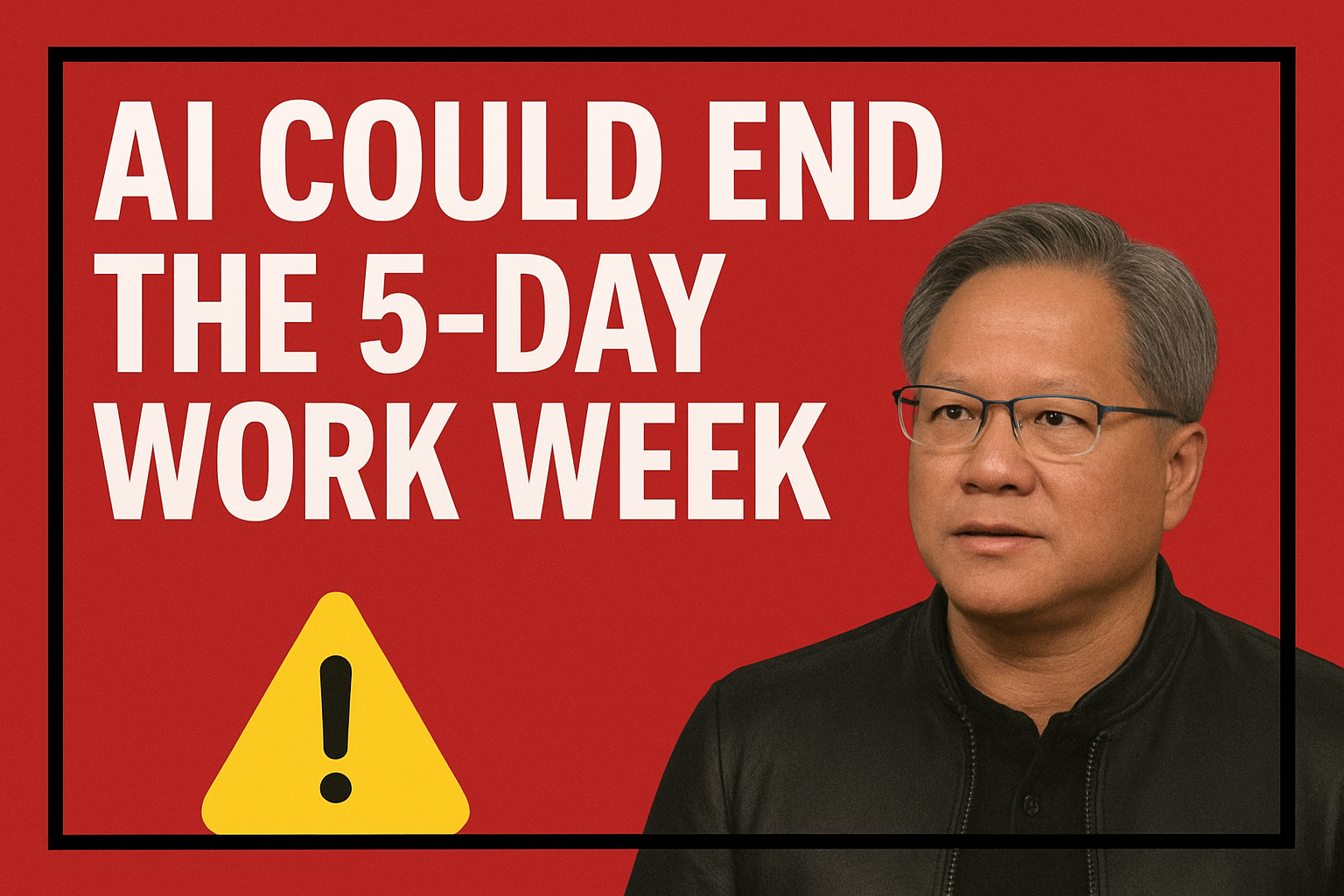 AI Could End the 5-Day Work Week Forever-Nvidia CEO