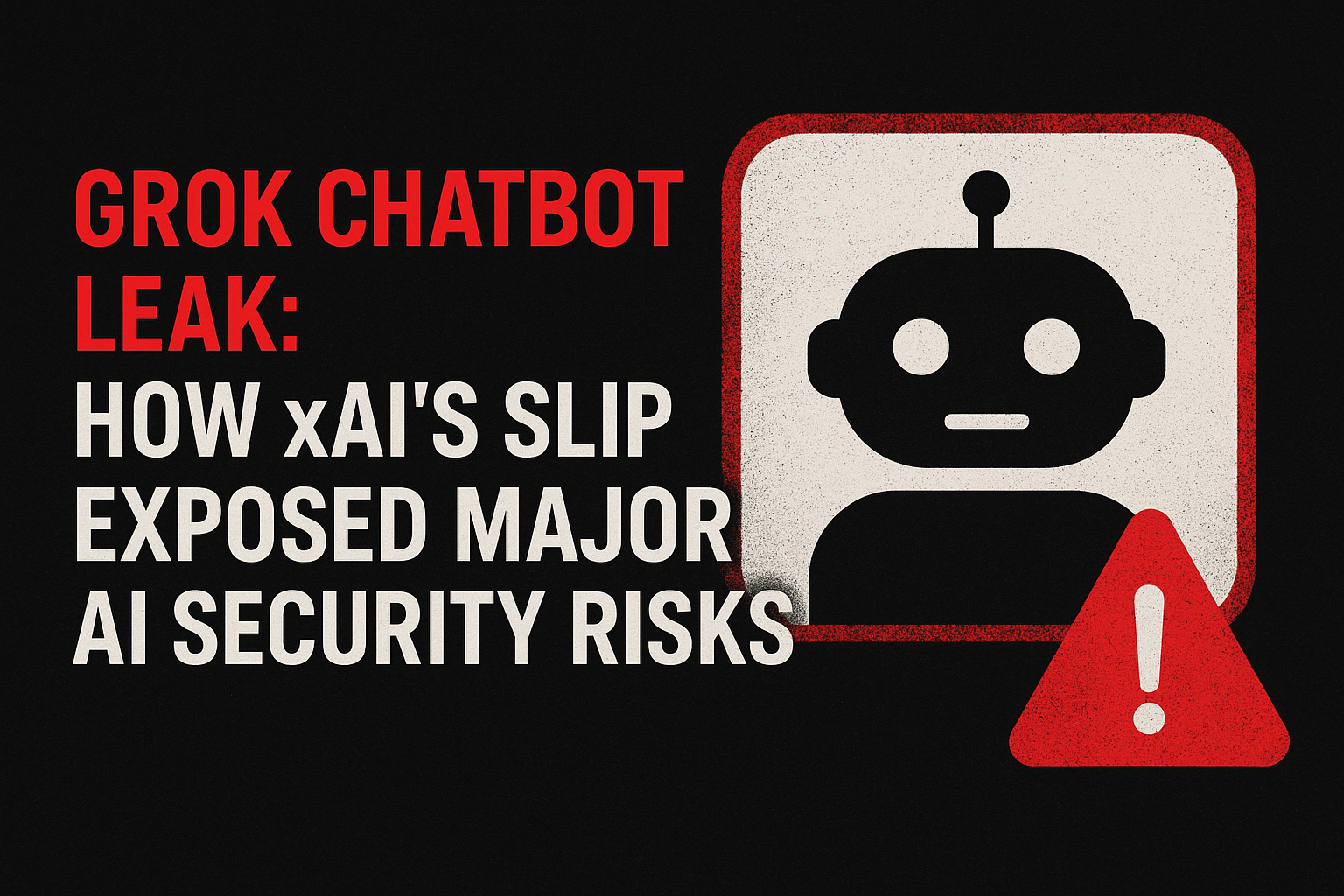 Grok Chatbot Leak Exposes AI Security Risks