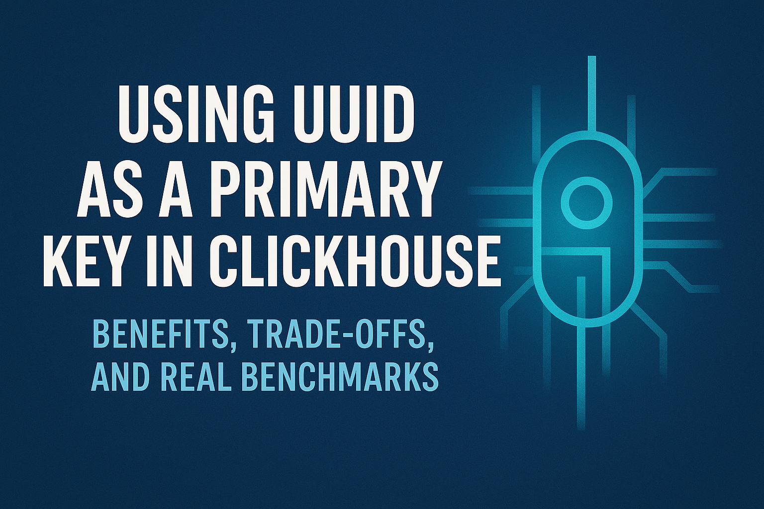 Using UUID as a Primary Key in ClickHouse: Benefits, Trade-offs, and Real Benchmarks