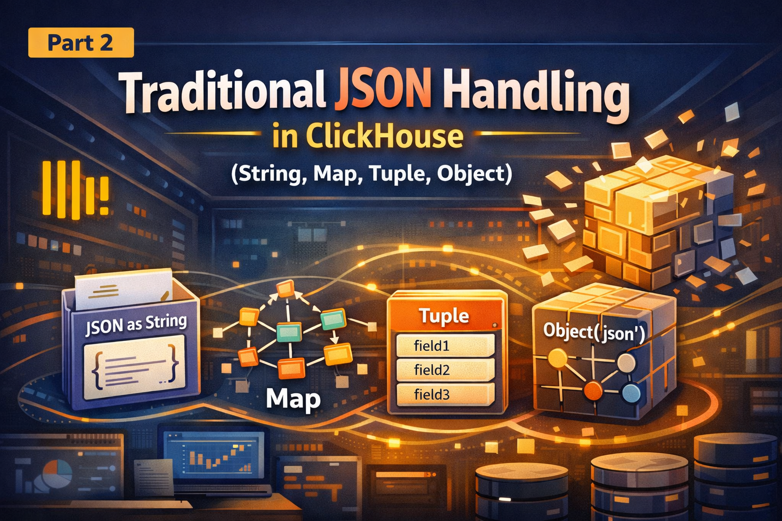 Traditional JSON handling in ClickHouse®
