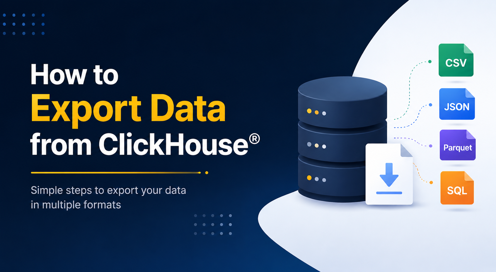 How to Export Data from ClickHouse®